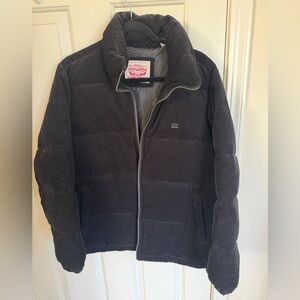 Levi’s Black Corduroy Puffer Jacket